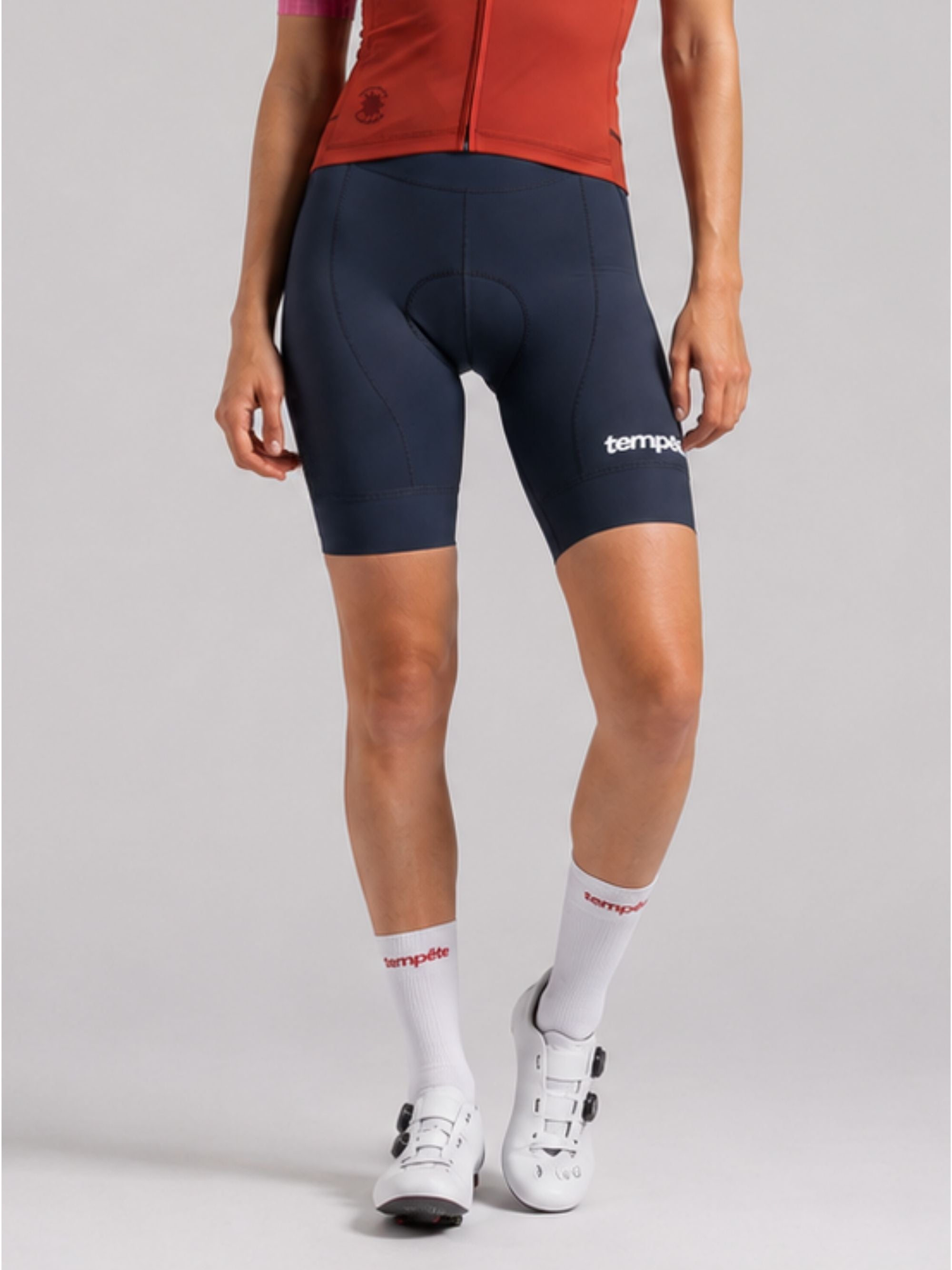 Cuissard de face de la collection orage d'été pour femme de la marque Tempete cycling